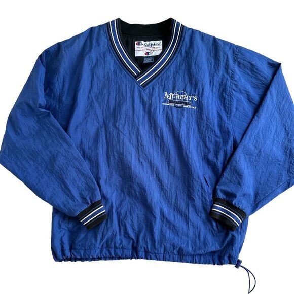 Vintage Murphys Bleachers Windbreaker Pullover Chicago Wrigley Champion Jacket - Picture 1 of 16